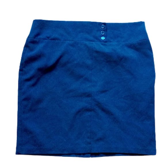 ---  Black Stretch Skirt Size 15 - Picture 1 of 3